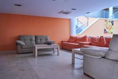 Zona de estar de Brisas de Vera Ático Solárium con Vistas al Mar Parking Gratis