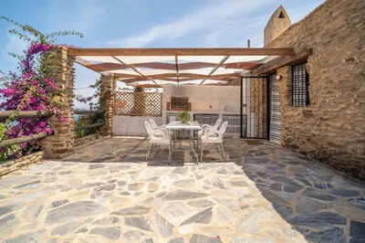 Un patio o zona al aire libre en Paraje la Suerte Apartamento Dalia