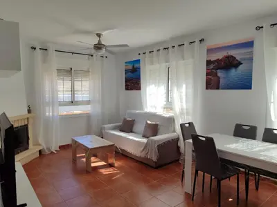 Zona de estar de Apartamento El Humedal Cabo de Gata