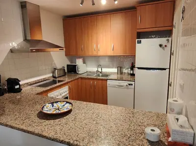Una cocina o zona de cocina en Spacious and luxurious apartment