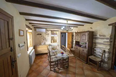 Zona de estar de farmhouse la Curiosa