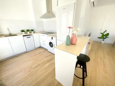 Una cocina o zona de cocina en Mirasierra centro Fondón