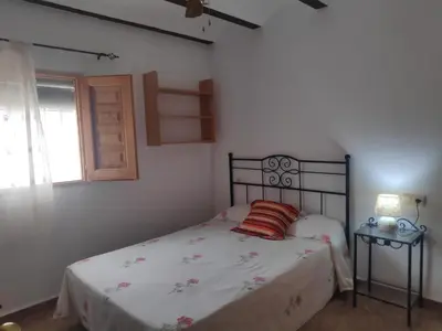 Cama o camas de una habitación en Casa Teatro Raices