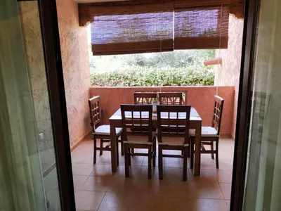 Un balcón o terraza de La Kasbah - Bajo con jardín - Urbanización privada - Ground floor with garden - Private urbanization