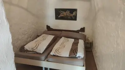 Cama o camas de una habitación en Cuevas Althea