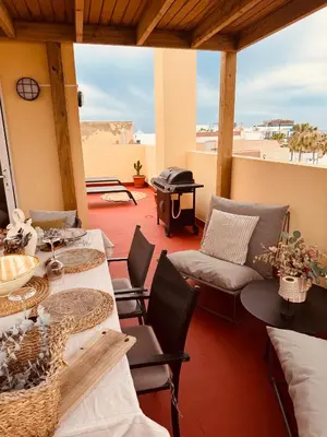 Zona de estar de El Terrao del Cabo