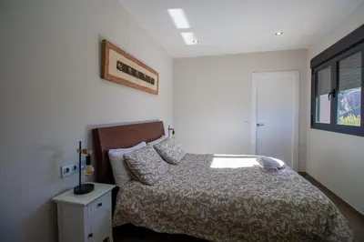 Cama o camas de una habitación en RentitSpain - Alpujarra - Las Fanegas Naturaleza al Pie de la Montaña