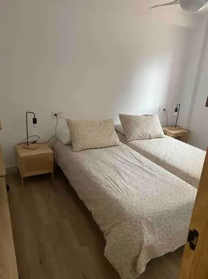 Cama o camas de una habitación en Apartamento Laujar de Andarax
