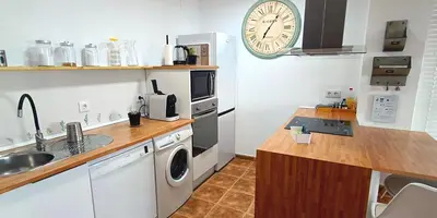 Una cocina o zona de cocina en Ático en Vera a 200m de la playa