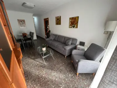 Zona de estar de Apartamento Las Gaviotas Aguadulce con Piscina y Jardin