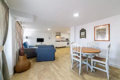 Zona de estar de AlmeriaSuite Mojacar Playa