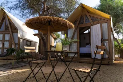 Jardín al aire libre en TAIGA Almeria Playa