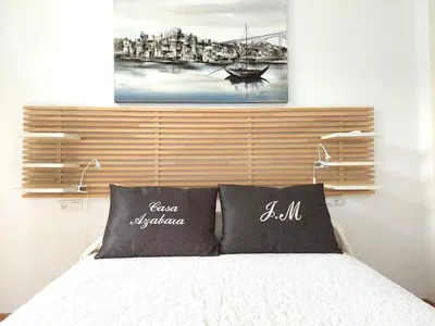 Cama o camas de una habitación en Casa Azabara