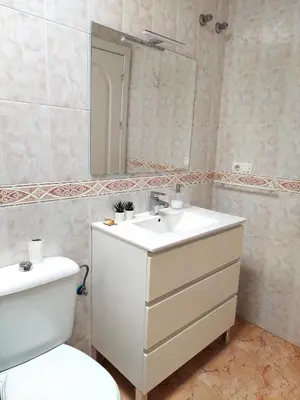 Un baño de Casa Azabara