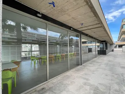 Un balcón o terraza de Apartment in Roquetas near the Beach
