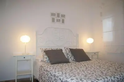 Cama o camas de una habitación en Garrucha's Beach Aldea Marina