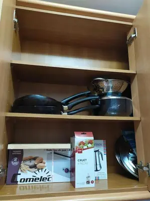 Una cocina o zona de cocina en Acogedor Apartamento frente al mar Elena y Michele