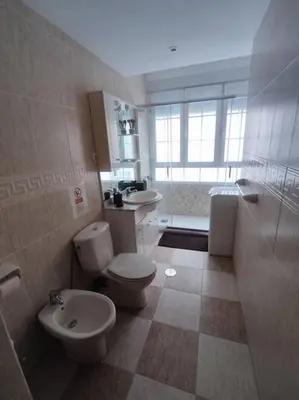 Un baño de Acogedor Apartamento frente al mar Elena y Michele