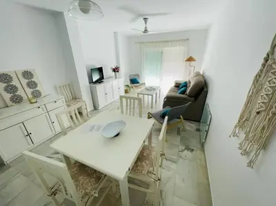 Una televisión o centro de entretenimiento en Bahía Vista 6