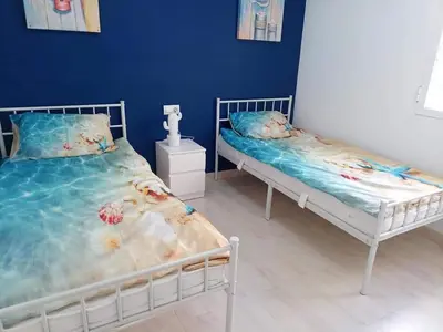 Cama o camas de una habitación en Vista la Mar