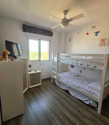 Cama o camas de una habitación en Acogedor Apartamento
