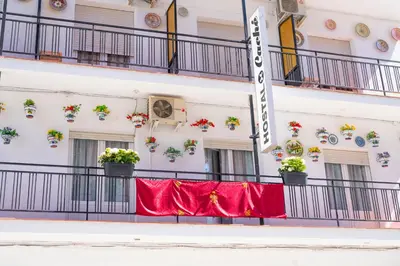 Un balcón o terraza de HOSTAL CACHE