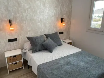 Cama o camas de una habitación en Joyita