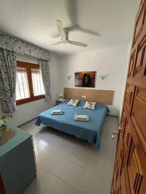 Cama o camas de una habitación en Casa del Amanecer Vera Coast