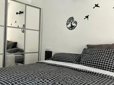 Cama o camas de una habitación en Apartamento en Roquetas de Mar.