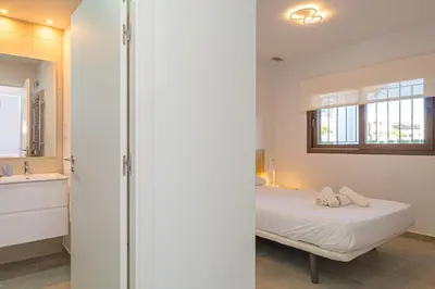 Cama o camas de una habitación en Luna