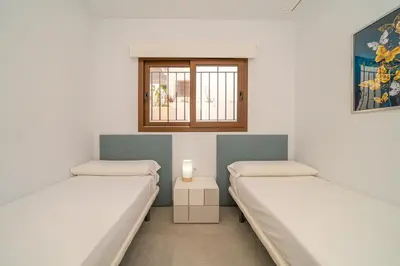 Cama o camas de una habitación en Luna
