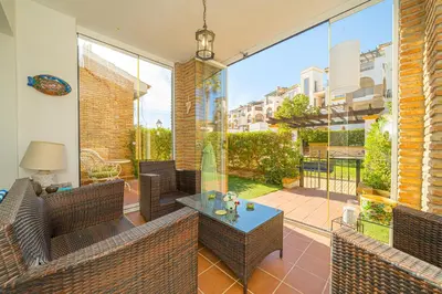 Un balcón o terraza de Colino