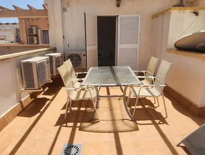 Un balcón o terraza de Dúplex en los Collados