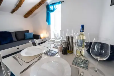 Bebidas en Rambla Retreats Apartment Azul with shared pool & hot tub in Oria