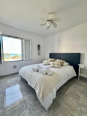 Cama o camas de una habitación en Apartamento Las Olas