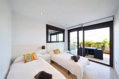 Cama o camas de una habitación en Vista Calilla B