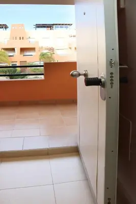 Plano de Palami Vera con terraza, WIFI 300mb, piscina y garaje privado