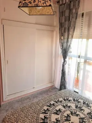 Cama o camas de una habitación en Ático en Cabo de Gata