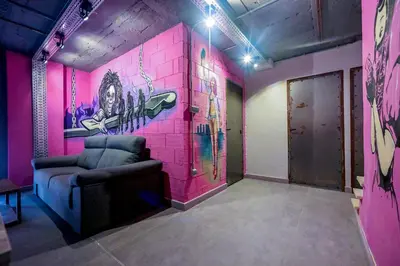 Zona de estar de Apartamentos Nirvana y Averno