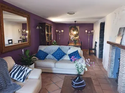 Zona de estar de Casa rural los Cerezos