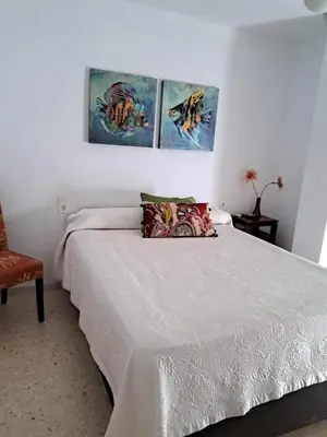Cama o camas de una habitación en Aguadulce Beach