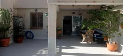 Plano de Ático en terrazas de Garrucha con vistas al mar.