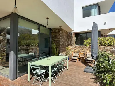 Un patio o zona al aire libre en La Bonita Agua Amarga