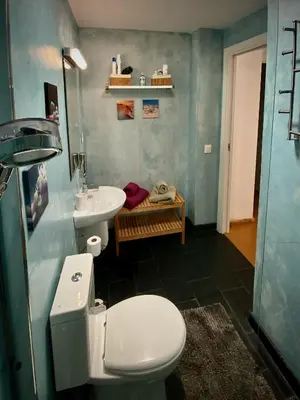 Un baño de Casa Azahar Playa Cabo de Gata Almería