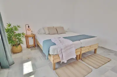 Cama o camas de una habitación en Sol y Luz