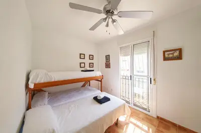 Cama o camas de una habitación en Casa Juani
