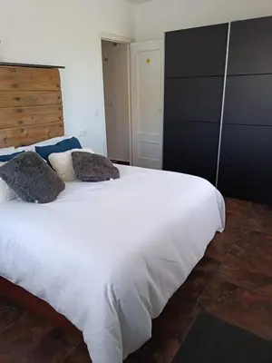 Cama o camas de una habitación en La Casa de Maia