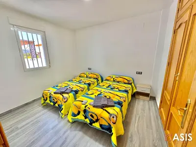 Cama o camas de una habitación en Apartamaento Asis A