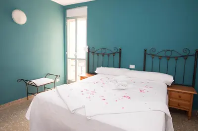 Cama o camas de una habitación en Apartamento Babor Sun & Beach