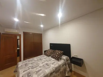 Cama o camas de una habitación en ALANDALUSTHALASSA.COM Apartamento con hermosas vistas